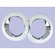 RANGE ROVER L322 LIGHT FOG BEZELS Britpart - 1