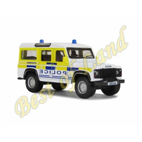 Miniature Defender 110 Police UK - 1/50 - Bburago Best of LAND - 1