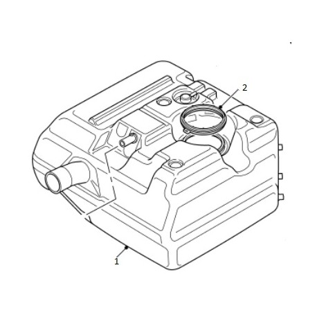 Réservoir DEFENDER 90 TD5/TD4 Land Rover Genuine - 1