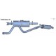 MIDDLE + REAR SILENCER FOR DISCOVERY 200 TDI N2 Britpart - 1