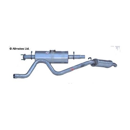 MIDDLE + REAR SILENCER FOR DISCOVERY 200 TDI N2 Britpart - 1