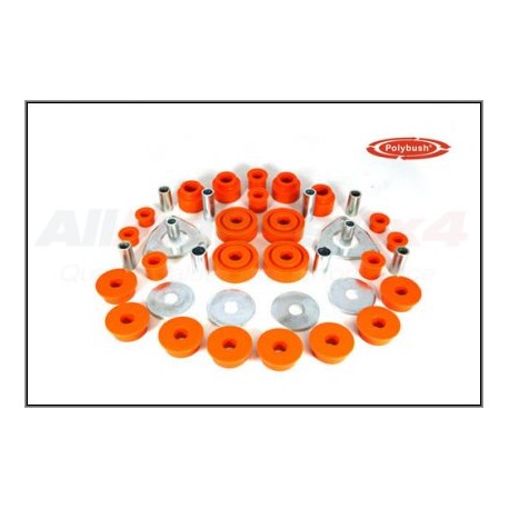 KIT POLYBUSH DYNAMIC ORANGE DEFENDER JUSQU'A 1993 Polybush - 1