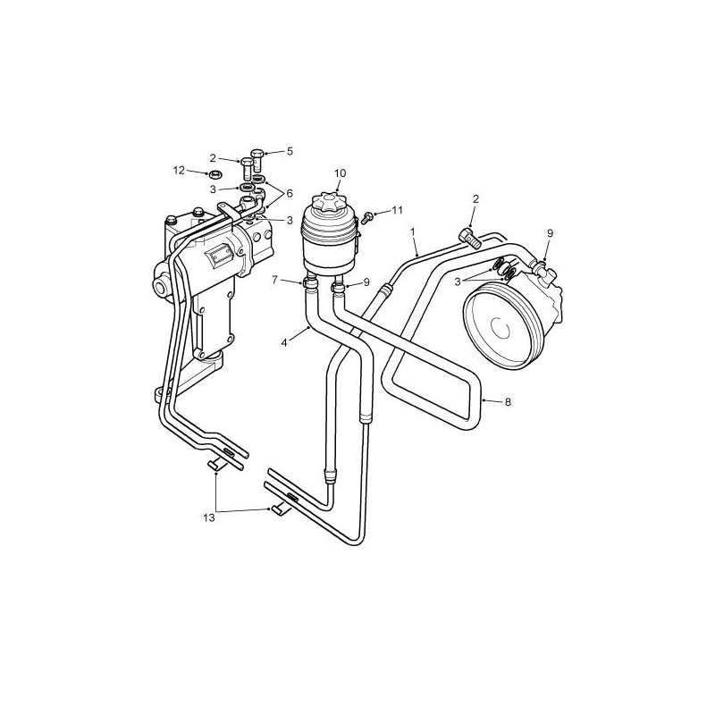 freelander 2 power steering reservoir