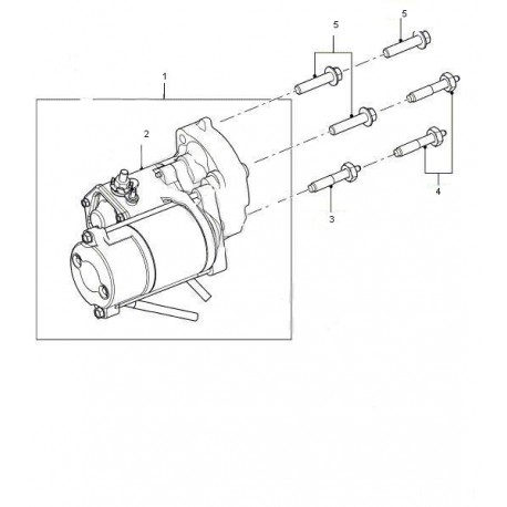 FREELANDER 2 2.2 TD4 6 manual gearbox starter motor up to 2009 Land Rover Genuine - 1