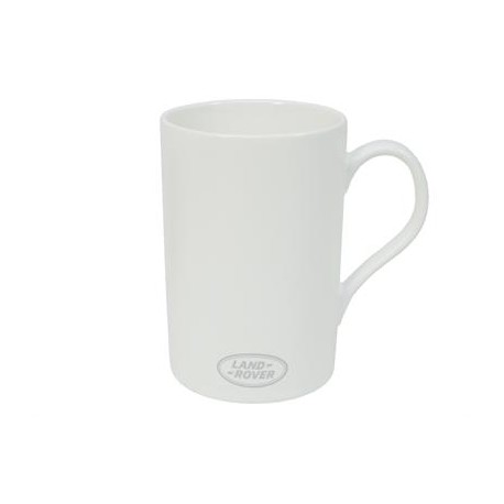 Mug in white finish with grey LAND ROVER logo Britpart - 1