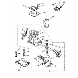 Bras articulé de pivotement de boîte de transfert LT230