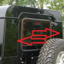 Panoramic rear quarter lights Defender Best of LAND - 1