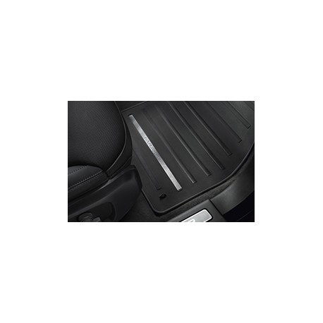 RANGE ROVER EVOQUE rubber mat set - Black Land Rover Genuine - 1