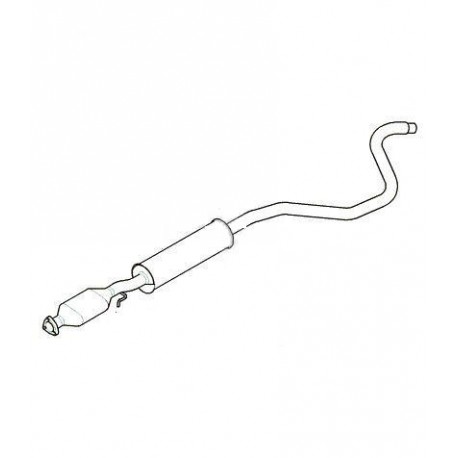 Ligne d'échappement centrale avec catalyseur pour FREELANDER 1 TD4 N1 Land Rover Genuine - 1