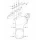 Ecran thermique ou pare-chaleur sur collecteur d'échappement de DEFENDER TD4 Land Rover Genuine - 1