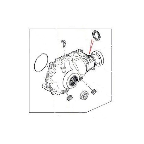 Différentiel avant de L322 3.6 TDV8 Land Rover Genuine - 1