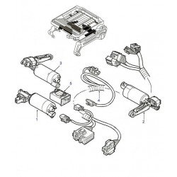 Moteur de réglage avant/arrière de siège électrique de DISCOVERY 2 Land Rover Genuine - 1