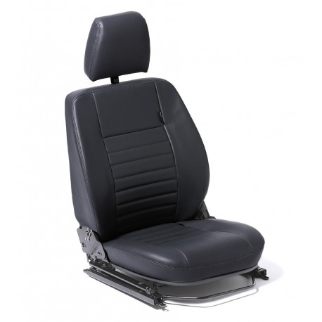 Front seat LH for DEFENDER - Black vinyl