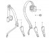 Ceinture de sécurité arrière centrale de FREELANDER 1 3 portes