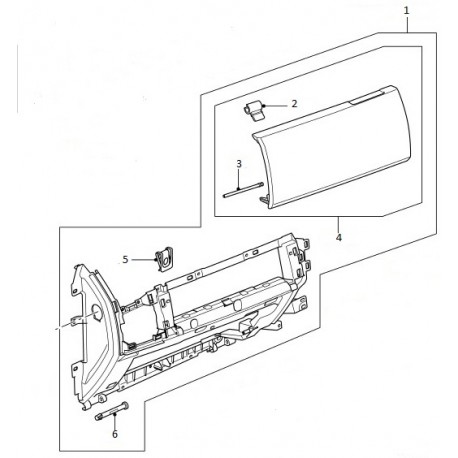 DISCOVERY 4 Ebony glove box