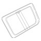 DISCOVERY 2 rear quarter glass - RH