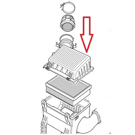 COVER ASSY AIR CLEANER FOR DISCOVERY TD5