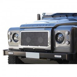 Calandre intégral pour Land Rover Defender finition argent - ZUNSPORT