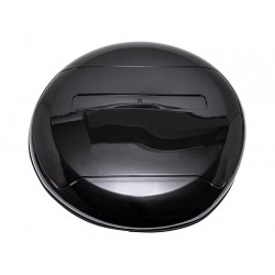 Defender (2020 on) Spare Wheel Cover - Gloss Black & Silver