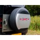 Defender Wheel Cover Sticker - Monochrome Union Flag Design