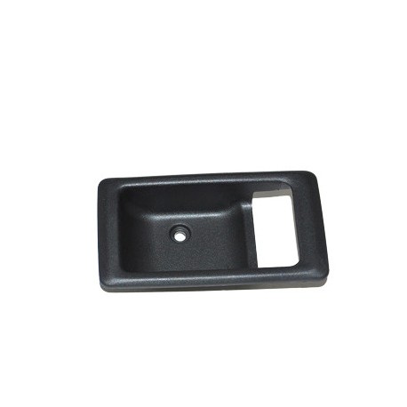 right hand defender inner door handle in black - front and rear side doors