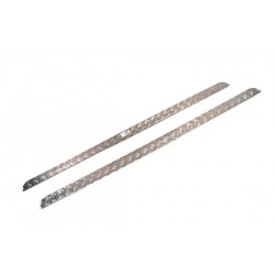 Chequer Sills - Pair - Aluminium - defender 110