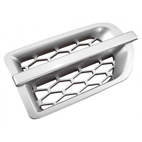 discovery 3 style vent - silver finish