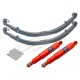 Rear Parabolic springs & shocks - kit for LR109